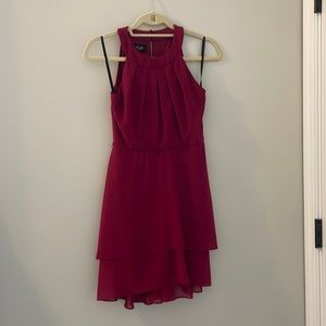 I. N. Girl Burgundy dressy dress, Girls size 14.